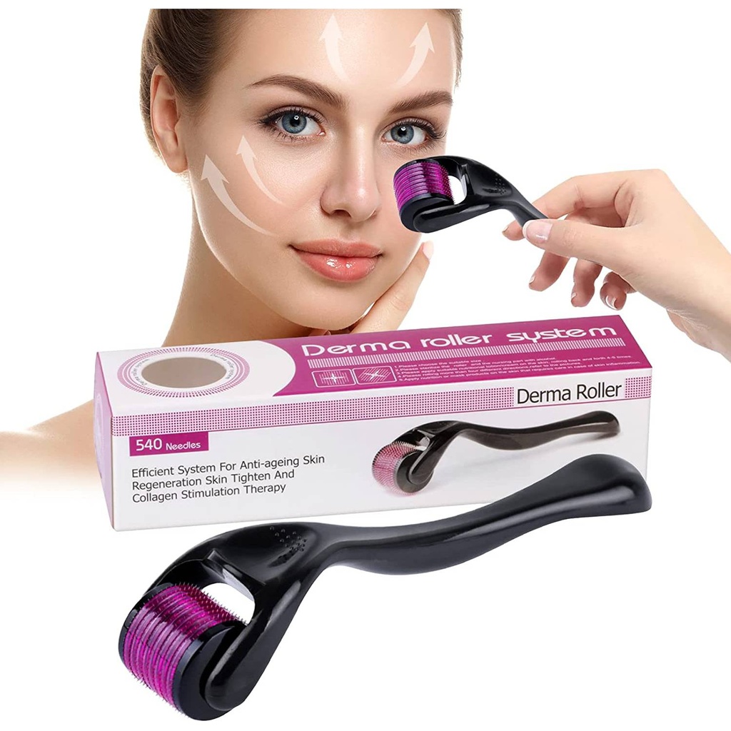 RODILLO DE MICROAGUJAS DERMA ROLLER