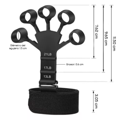 BANDAS ELASTICAS PARA EJERCITAR DEDOS