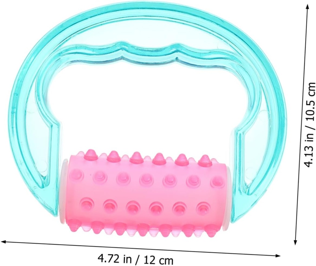 RODILLO MASAGEADOR ACRILICO Y CERDAS DE SILICONA